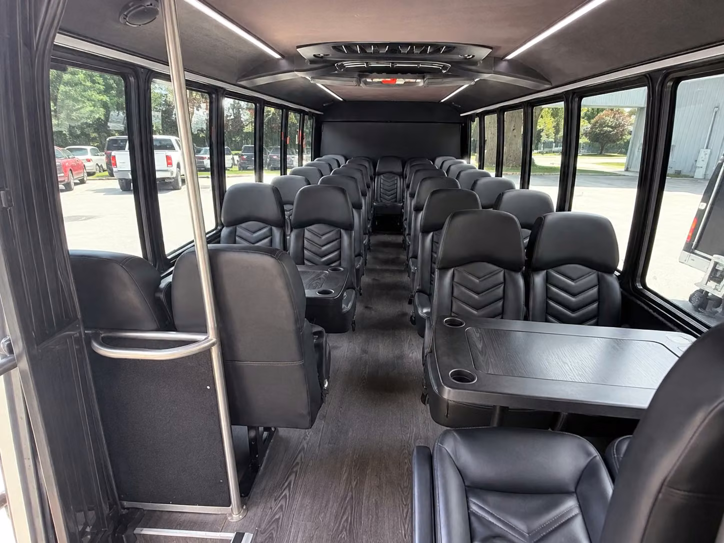 15 passenger minibus interior