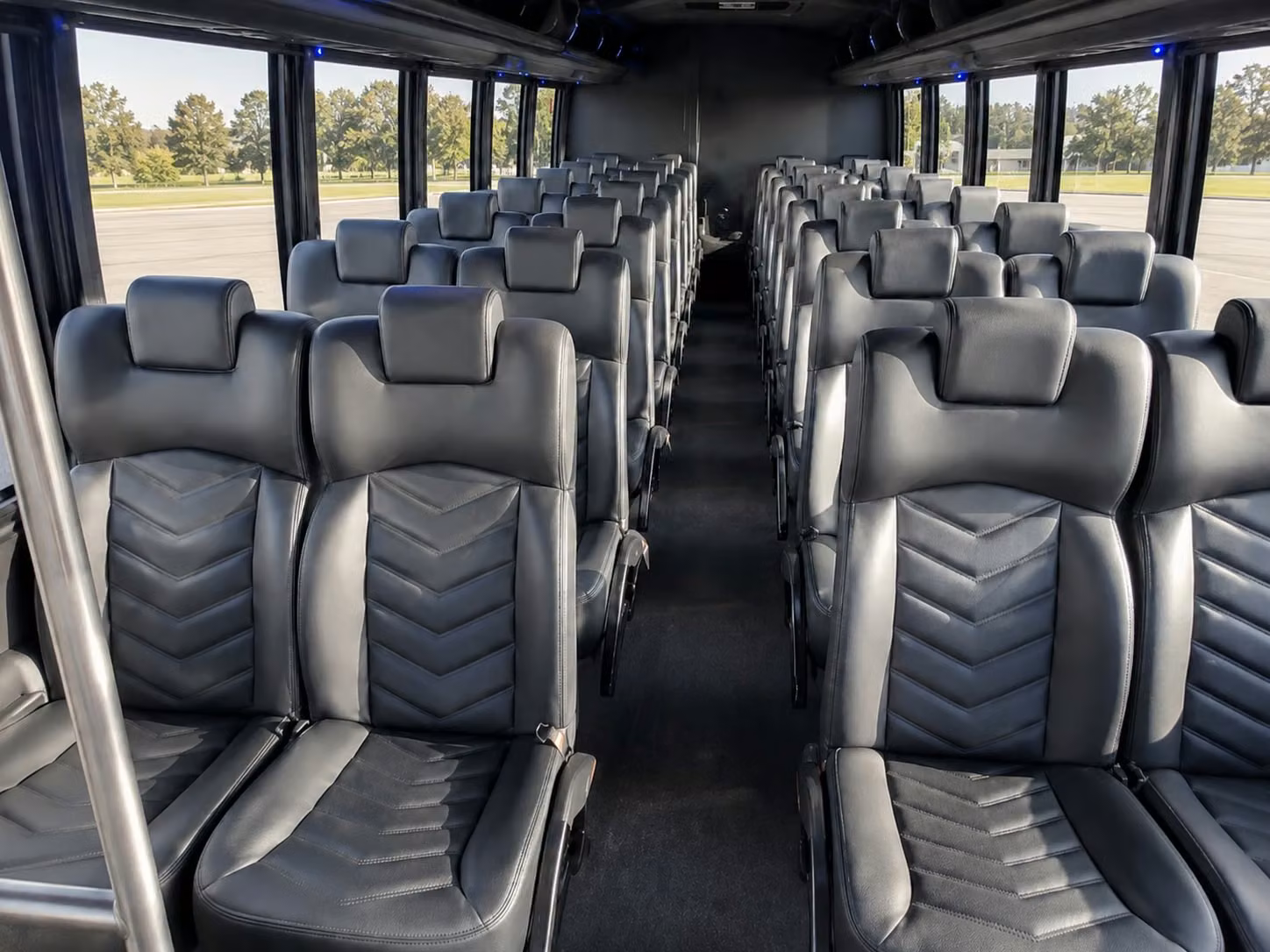 18 passenger minibus interior