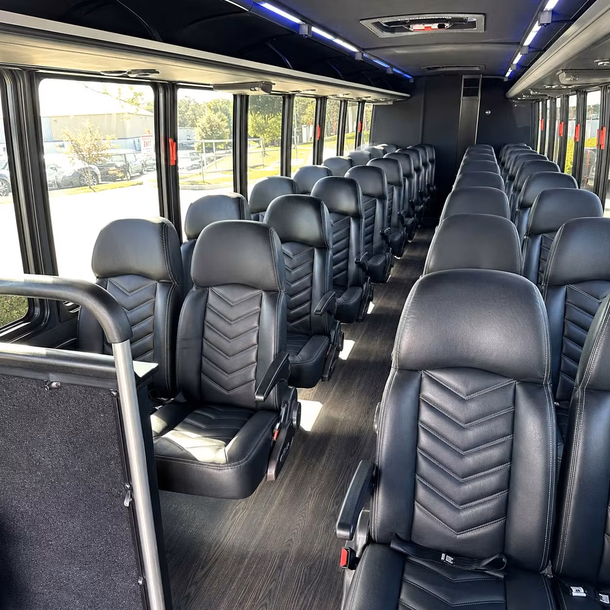 25 passenger minibus inside