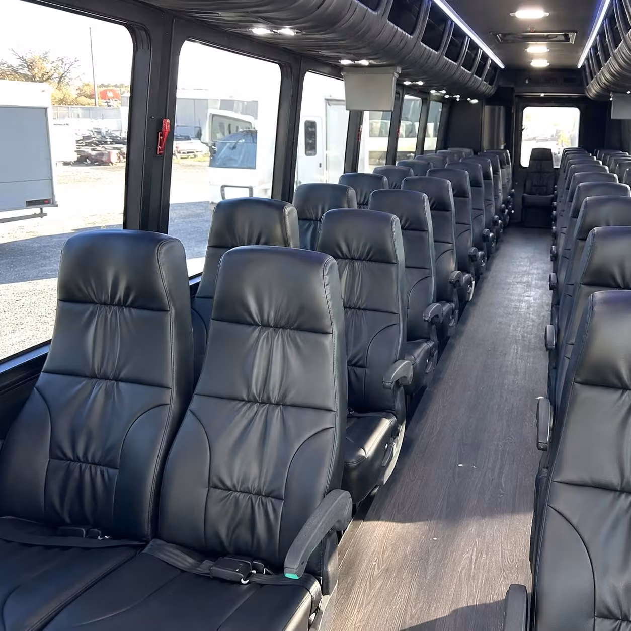25 passenger minibus interior