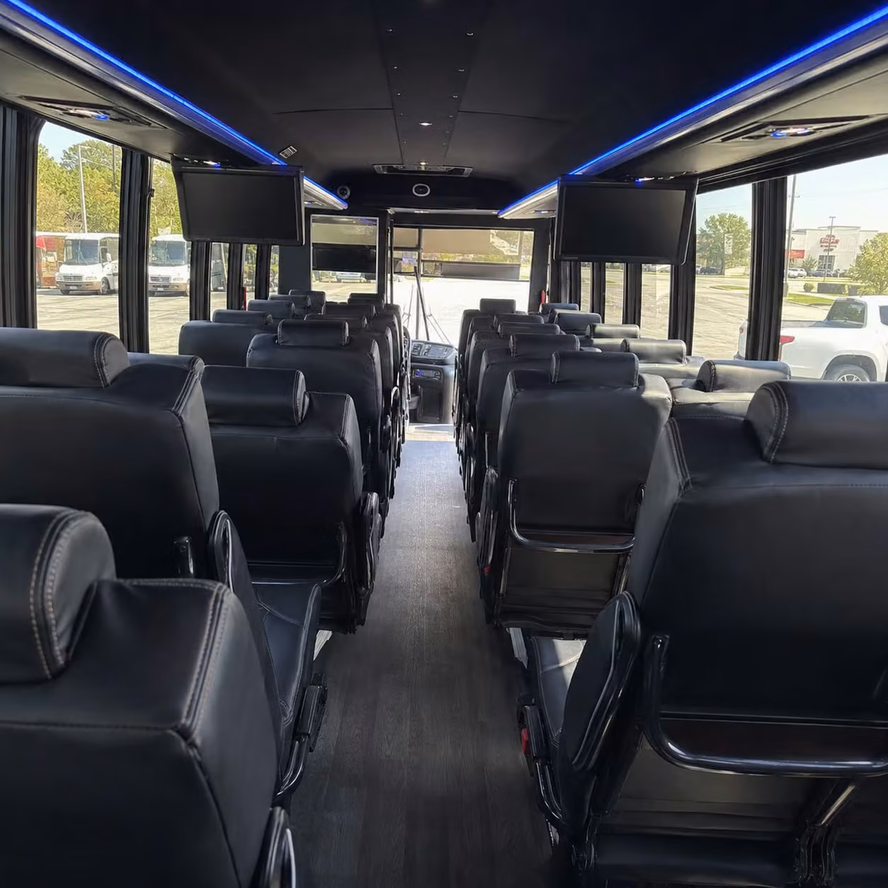 30 passenger minibus inside