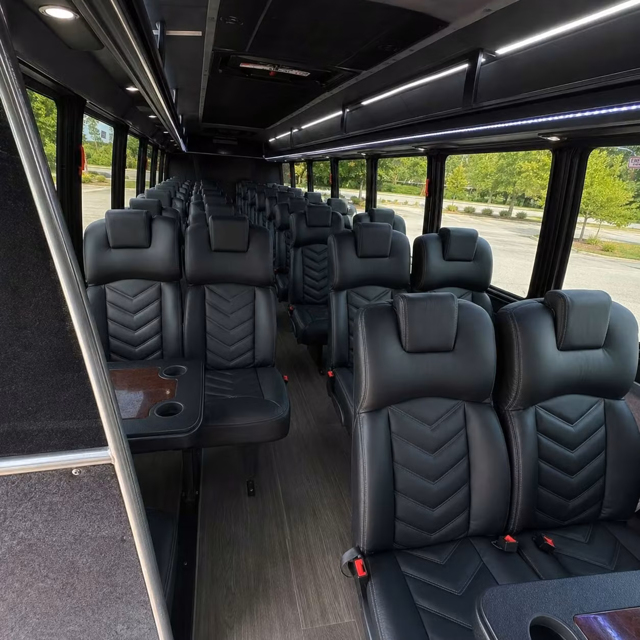 30 passenger minibus interior