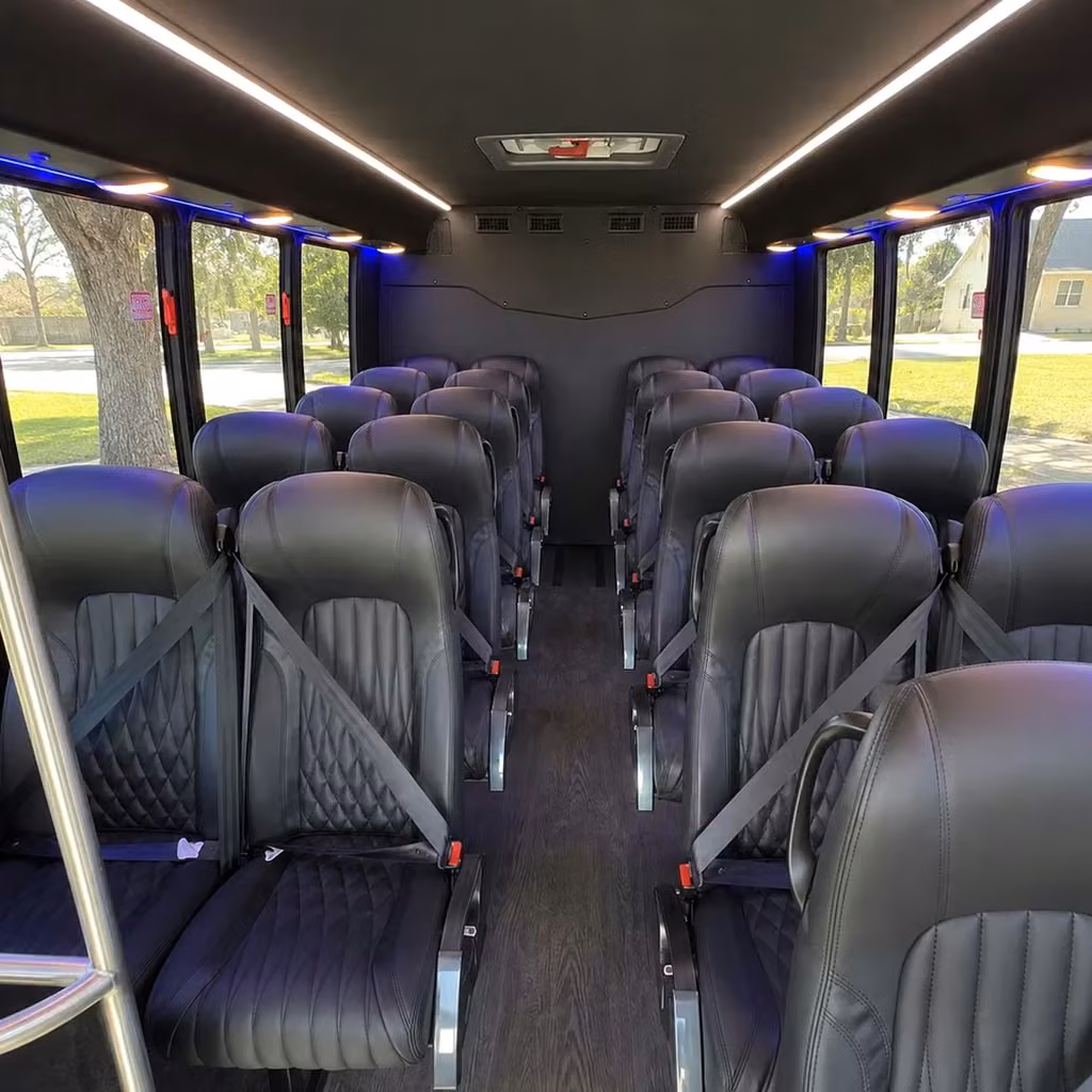 35 passenger minibus inside