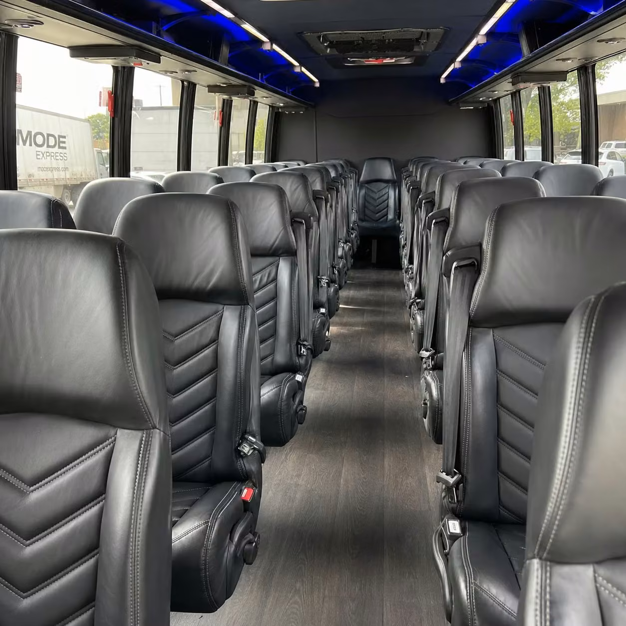 35 passenger minibus interior