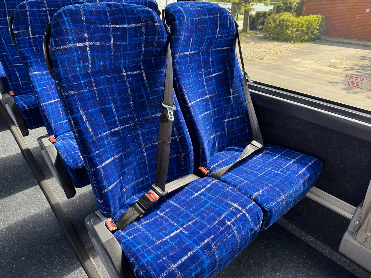 albany charter bus interior