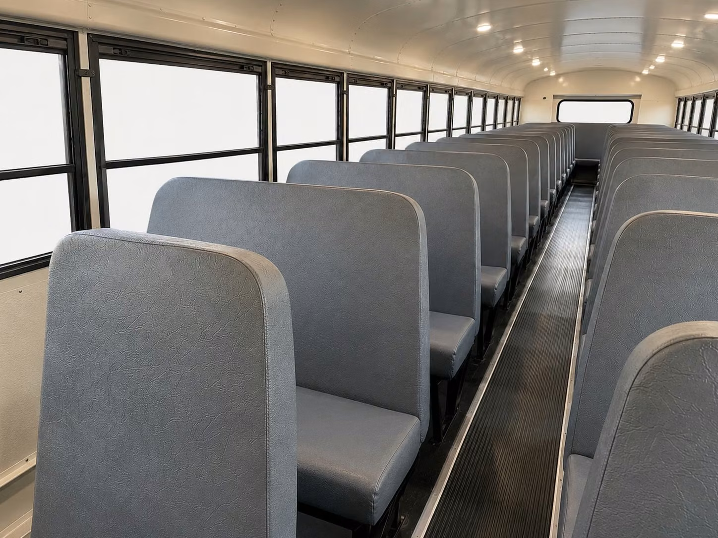 school bus interior