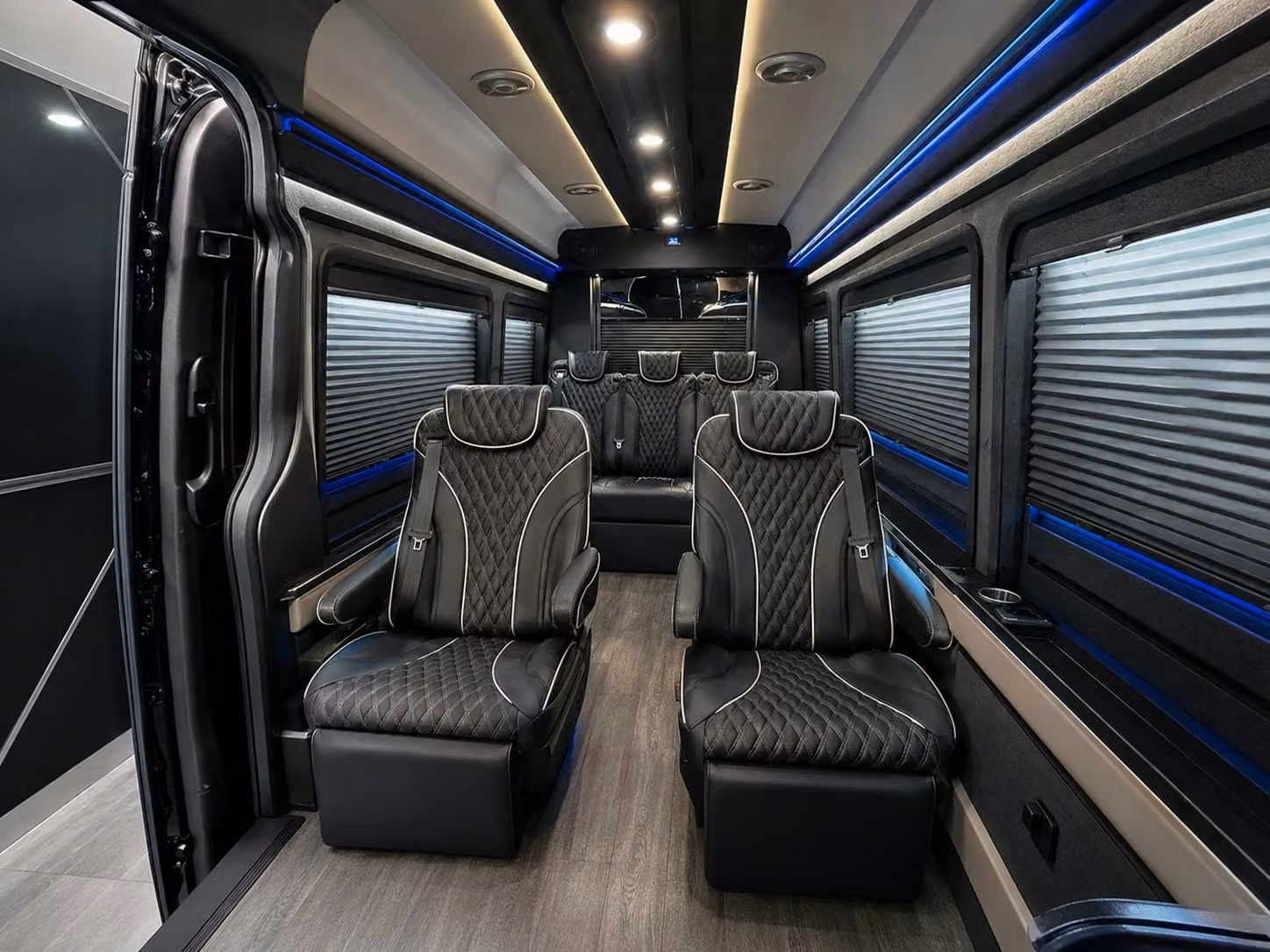sprinter van with driver interior
